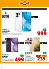 Volantino Comet Pagina 8: OPPO RENO16 PRO SMARTPHONE €999,00, Oppo A6 Smartphone €239,00