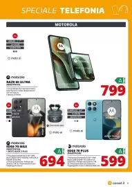 Volantino Comet Pagina 9: Motorola edge 70 plus smartphone €599,00, Motorola RAZR 60 ULTRA Smartphone €799,00