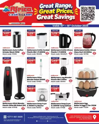 Africa Cash and Carry (valid until 16-10)