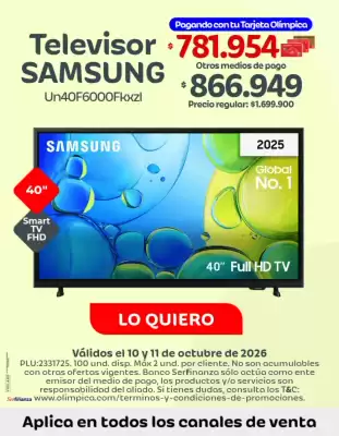Olímpica (válido hasta 11-10)