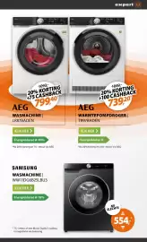 Expert folder week 42 Pagina 2: Samsung wasmachine WW11DG6B25LBU3 €554,00, AEG WASMACHINE | LR87BADEN €799,40