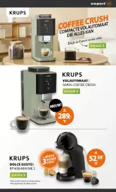 Expert folder week 42 Pagina 8: Krups Dolce Gusto KP1438 Mini Me 2 €52,20, Krups volautomaat sa401l coffee crush €289,00