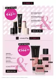 ICI Paris XL folder Pagina 20: Valentino Mix & Match €144,00, BE Creative Make Up Mix & Match €42,64