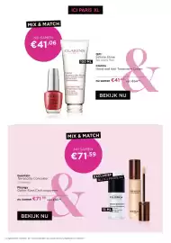 ICI Paris XL folder Pagina 3: Guerlain en Filorga Mix & Match €71,59, OPI en Clarins Mix & Match €41,06