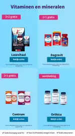 Plein.nl folder Pagina 4: Vitaminen en mineralen 2+2 gratis Krachtige samenstelling LUCAVITAAL COVITAALⓇ 1+1 gratis +50