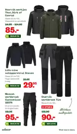 Welkoop folder week 42 Pagina 3: Størvik Thor, Dirk of Conrad €85,00, Mascot werkbroek Customized 22379 €95,00
