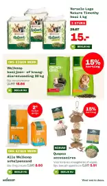 Welkoop folder week 42 Pagina 33: Versele Laga Nature Timothy hooi €15,00, Welkoop konijnen- of knaagdierenvoeding €18,66