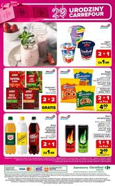 Carrefour Express gazetka tydzień 42 Strona 8: Napój energetyzujący Burn Apple Kiwi €2,00, Bajgle Beskidzkie z sezamem €4,00
