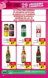 Carrefour Express gazetka tydzień 42 Strona 6: Piwo Warka Strong €4,19, Piwo niepasteryzowane Kasztelan €6,00