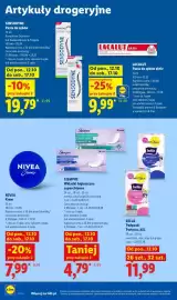 Lidl gazetka tydzień 42 Strona 106: Pasta do zębów aktiv Lacalut €9,99, Krem Nivea €7,99