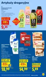Lidl gazetka tydzień 42 Strona 107: Żel pod prysznic dla kobiet Fa Soft Pistachio & Honey €9,35