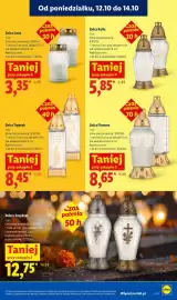 Lidl gazetka tydzień 42 Strona 111: Znicz Tryptyk €8,45, Znicz Flamma €8,65