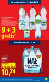 Lidl gazetka tydzień 42 Strona 21: Woda mineralna niegazowana Nałęczowianka 6-pak €10,74