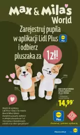 Lidl gazetka tydzień 42 Strona 27: Zabawka pluszowa dla psa lub kota Max & Mila's World €1,00