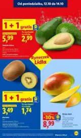 Lidl gazetka tydzień 42 Strona 53: Awokado zielone €2,99, Mango luzem €8,99