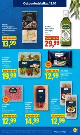 Lidl gazetka tydzień 42 Strona 63: Salami salsiccia pikantne Italiamo €14,99, Oliwa z oliwek extra virgin Olitalia €29,99