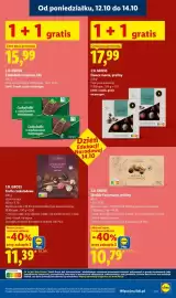 Lidl gazetka tydzień 42 Strona 7: Trufle czekoladowe J.D. Gross €11,39, Praliny Słodkie Fascynacje J.D. Gross €10,79