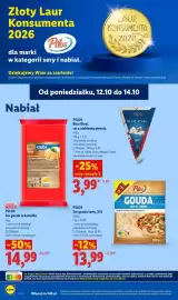 Lidl gazetka tydzień 42 Strona 82: Ser z niebieską pleśnią Blue Rival Pilos €3,99, Ser gouda w kawałku Pilos €14,99