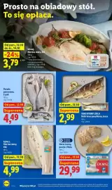 Lidl gazetka tydzień 42 Strona 84: Dziki łosoś pacyficzny tusza Targ Rybny Lidla €2,99