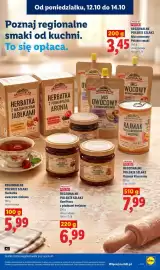 Lidl gazetka tydzień 42 Strona 93: Konfitura malina z kwiatem lipy Regionalne Polskie Szlaki €6,99
