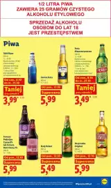 Lidl gazetka tydzień 42 Strona 97: Piwo Fortuna Podwójne Czarne 8% €5,99, Piwo Zlatý Bažant €5,49