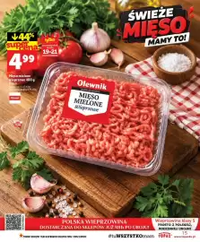 Topaz gazetka tydzień 42 Strona 15: Mięso mielone wieprzowe Olewnik €4,99