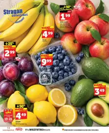 Topaz gazetka tydzień 42 Strona 18: Banany €4,99, Borówki Pandy Pychotki €9,99