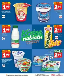 Topaz gazetka tydzień 42 Strona 25: Kasia Crema do zup i sosów 15% €1,99, Kefir OSM Siedlce €1,99