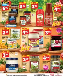 Topaz gazetka tydzień 42 Strona 31: Koncentrat pomidorowy Łowicz €2,49, Chrzan Krakus €3,99
