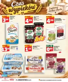 Topaz gazetka tydzień 42 Strona 38: Mąka pszenna Basia €3,69, Lody Big Milk bakaliowe €13,99