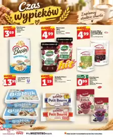 Topaz gazetka tydzień 42 Strona 38: Mąka pszenna Basia €3,69, Lody Big Milk bakaliowe €13,99