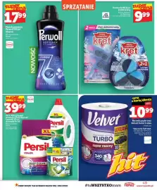 Topaz gazetka tydzień 42 Strona 49: Ręcznik papierowy Velvet Turbo 1 rolka €10,99, Płyn do płukania Perwoll 39 prań €17,99