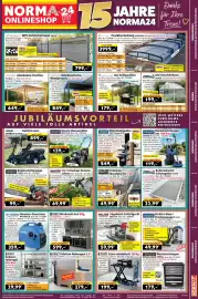 Norma Prospekt woche 43 Seite 17: KRAFT Scherenhubtisch €199,00, Kellerschacht-Schutzgitter PROFI €22,99