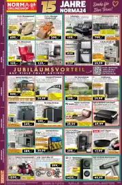 Norma Prospekt woche 43 Seite 18: Kupfer Dachschutz €39,99, Alu-Gewächshaus €299,00