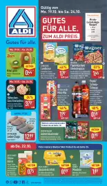 Aldi Nord Prospekt woche 43 Seite 1: Zespri Kiwi grün €0,44, UP2FASHION Leder-Clogs €12,99