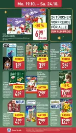 Aldi Nord Prospekt woche 43 Seite 10: FUNNY-FRISCH/POM-BÄR/CHIO/ÜLTJE Adventskalender €19,99