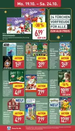 Aldi Nord Prospekt woche 43 Seite 10: FUNNY-FRISCH/POM-BÄR/CHIO/ÜLTJE Adventskalender €19,99