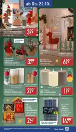 Aldi Nord Prospekt woche 43 Seite 23: HOME CREATION LED-Echtwachskerze €1,99, HOME CREATION Premium-Rustik-Kerze €2,99