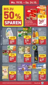 Aldi Nord Prospekt woche 43 Seite 7: Knorr Basissoße €0,99, Speisezeit Bester Eintopf €1,99