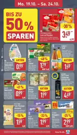 Aldi Nord Prospekt woche 43 Seite 7: Knorr Basissoße €0,99, Speisezeit Bester Eintopf €1,99