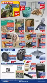 CENTERSHOP Prospekt woche 42 Seite 2: Staketenzaun €49,99, KUMTEL 2 kW HC-Tool €19,99