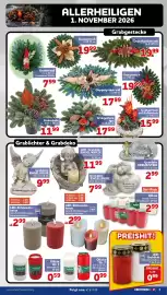 CENTERSHOP Prospekt woche 42 Seite 3: LED-Grablicht €0,99, Grabschale €11,99