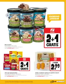 Jumbo folder week 42 Pagina 13: Alle Liga tussendoortjes €4,98, Jumbo roomboter spritsen en galetten dessert €2,99