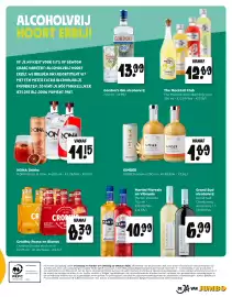 Jumbo folder week 42 Pagina 19: Gimber original €1,89, Gordon's Gin alcoholvrij €13,99