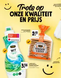 Jumbo folder week 42 Pagina 4: Jumbo wit wasmiddel €3,56, Jumbo stroopwafels met roomboter €2,19