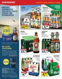 Lösch Depot Prospekt woche 42 Seite 2: ALLGÄUER BÜBLE Edelbräu, Bayrisch Hell €15,99, Budweiser Budvar €4,99
