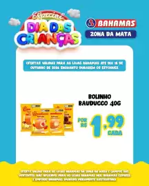 Catálogo Bahamas Supermercados semana 42 Página 2: Bolinho bauducco €1,99
