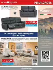 Woonsquare folder week 42 Pagina 7: WOON square 3+2 zits Nova Topbankstel met allure. Ook leverbaar met relaxsystemen