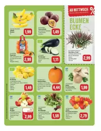 Feneberg Prospekt Seite 9: Chiquita Bananen €1,99, Passionsfrüchte €1,49