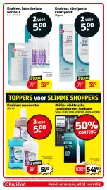 Kruidvat folder week 42 Pagina 25: Kruidvat interdentale borstels €5,00, Kruidvat kleefpasta kunstgebit €5,00
